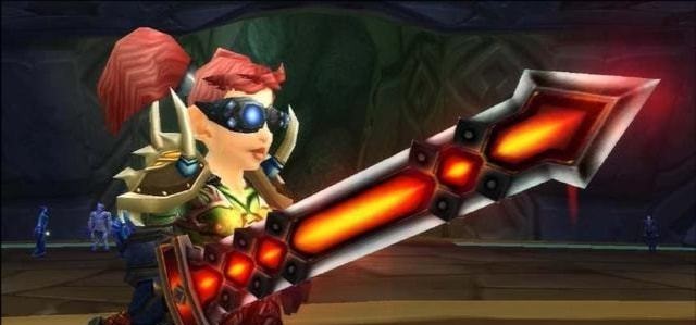 魔兽中曾经玩家之疯狂地幻化神器